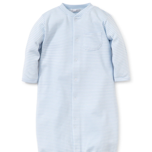 Simple Stripes Blue Convertible Gown