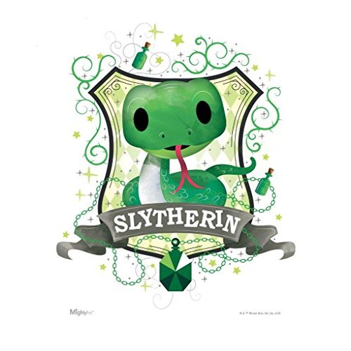 MIGHTYPRINT Harry Potter – Wall Art – Slytherin – Officially Licensed Wall – NOT Made of Paper – Strong Reusable Décor for Kid Baby Nursery Dorm – by Trend Setters Ltd.