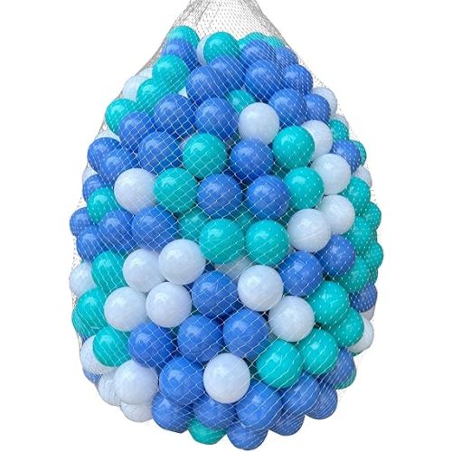 200/500/1000/2000 Count Plastic Soft Plastic Ball Pit Balls Colorful Play Pit Balls for Pet Dogs Ball Pit 2.2" Large Phthalate Free Bpa Free Balls for Toddlers 1-3 Baby Kids