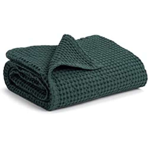 Simka Rose Waffle Baby Blanket Cotton Soft Breathable Swaddle Blanket for Baby Nursery, Stroller & Crib Blanket - Baby Receiving Blankets for Boys & Girls Gender Neutral Toddler Blanket