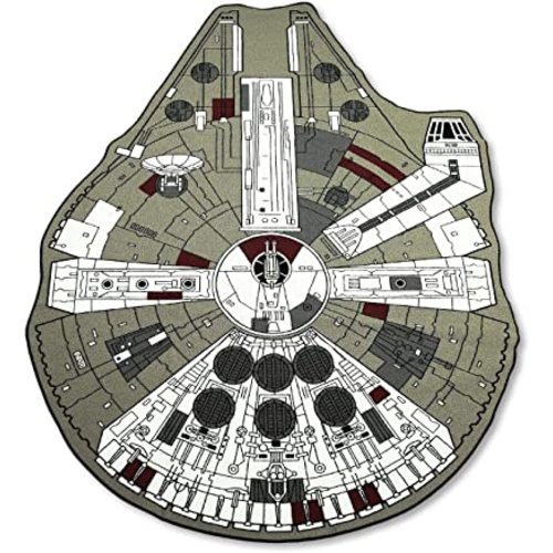 Star Wars Han Solo's Millennium Falcon Small Area Rug | 39 x 52 Inches