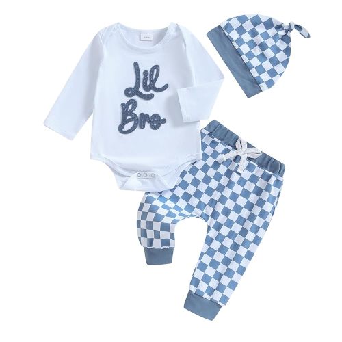 Sibling Matching Outfits Newborn Toddler Baby Long Sleeve Crewneck Sweatshirt with Pants Cute Fall Winter Clothes