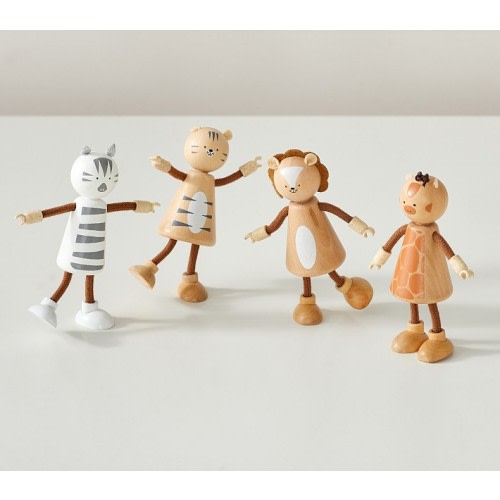 Animal Family Dollhouse Accessory Set