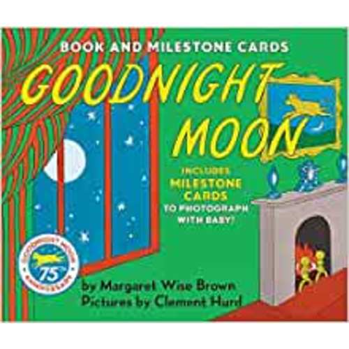 Amazon.com: Goodnight Moon Milestone Edition: Book and Milestone Cards: 9780063111318: Brown, Margaret Wise, Hurd, Clement: Books