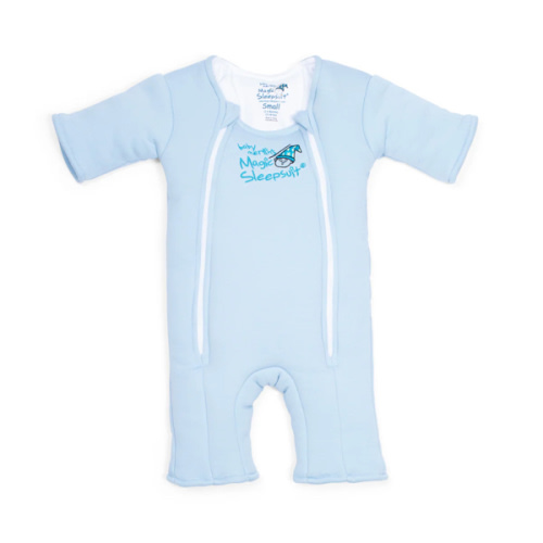 Blue Baby Merlin’s Magic Sleepsuit – 100% Cotton for Better Baby Sleep- Large