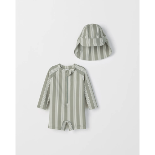 Baby Unitard and Hat 2 Piece Swim Set | Target Australia