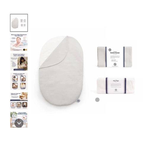 Topponcino pillow, pee pad, and extra sheet Bundle (Organic)