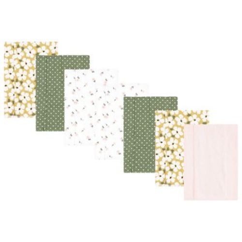 Luvable Friends Hudson Baby Flannel Burp Cloths 7pk Set