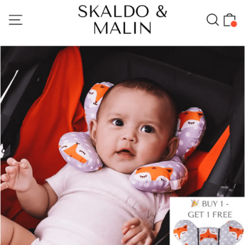 Lina Baby Support Pillow - 🎉 Buy 1 Get 1 Free – Skaldo & Malin