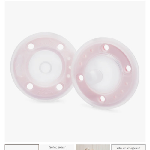 Ninni Pacifier Petal Pink 2 Pack