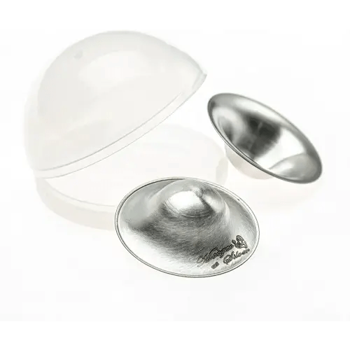 The Original Silver Nursing Cups - Nipple Shields for Nursing Newborn -  Newborn Essentials Must Haves - Nipple Covers Breastfeeding - 925 Silver