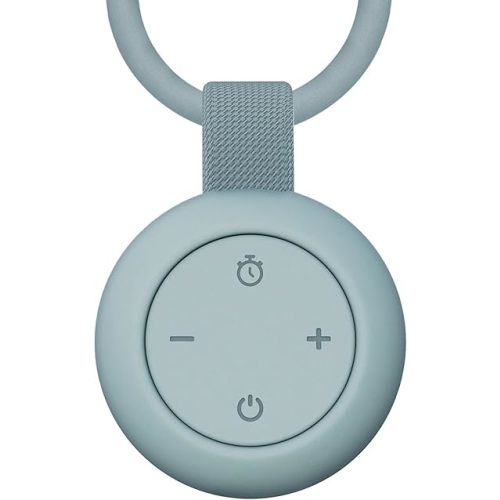 Portable Baby Sound Machine [White Noise for Babies Kids Adults][Sleep Soother][Timer Function][12 Soothing Sounds] 15 Hours Battery Life, Registry Gift,Shower,Clips on Baby Stroller.Slate