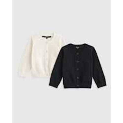 100% Organic Cotton Crewneck Cardigan 2-Pack - Baby Gender Neutral