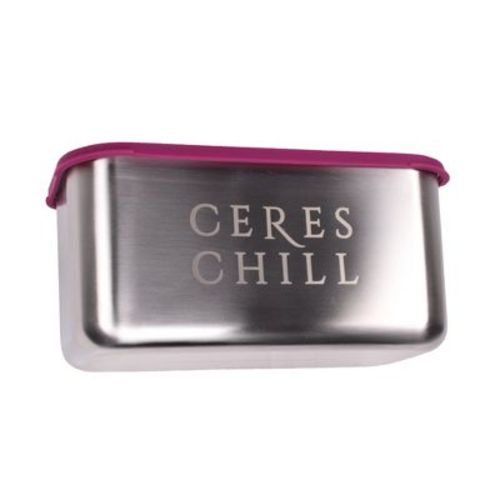 CERES CHILL The Milkstache Luxe Reusable Breastmilk Freezer Storage Container - 1/2 Ounce Cubes fit Any Baby Bottle, Stainless Steel, 1 Count