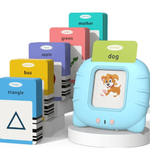 NIKO Early Education Card Machine Flash Card Reader Smart English Speaker Educational Toys For Kids Boys Girls Gifts