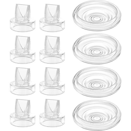 12 Pack S9 Pro / S12 Pro / S9 / S12 Duckbill Valve Silicone Diaphragm, Compatible with momcozy Breastpump, Electric Breast Pump Replacement Parts Accessories