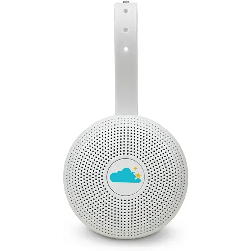 Yogasleep Hushh+ Portable White Noise Machine for Baby, 20 Soothing Natural Sounds, Wireless Charging & Speaker, Compact Size, Noise Canceling for Better Sleep, Privacy & Nursery Must Have