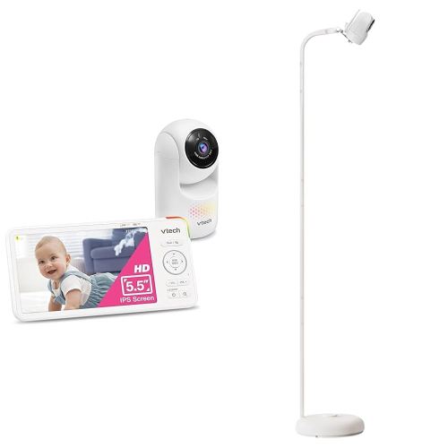 Bundle of VTech Baby Monitor Advanced HD Plus + Baby Monitor Floor Stand