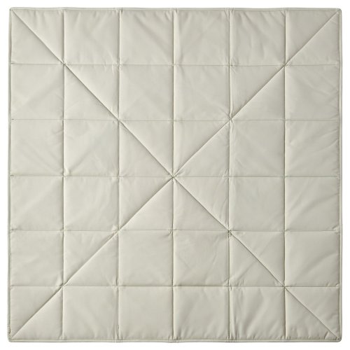 GREJSIMOJS Mat/storage box - foldable/beige