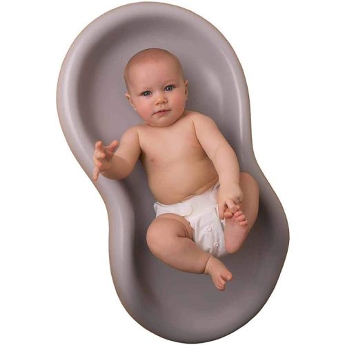Keekaroo Peanut Changer Grey – The Original Made in USA Easy-to-Clean Changing pad and The only Shell Over Foam, Fully impermeable to Fluid