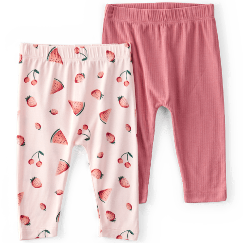 Multi Baby Girl 2-Pack PurelySoft Pull-On Pants | Carter’s Oshkosh Canada