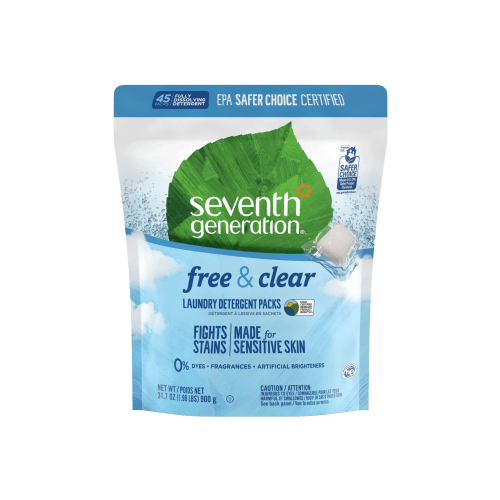 Laundry Detergent Packs - Free & Clear | Seventh Generation