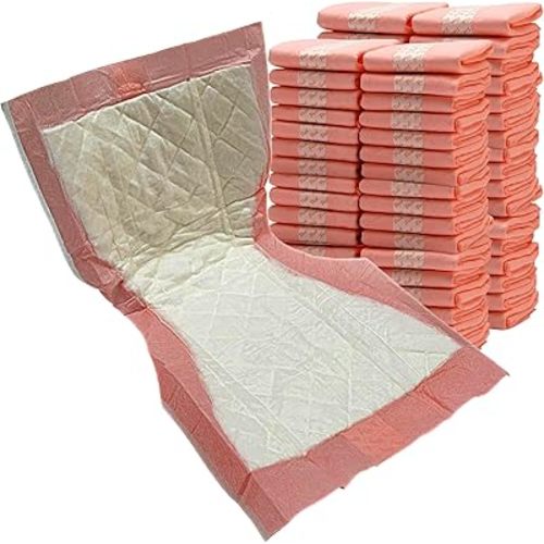 Vakly Extra Large Contoured Postpartum Pad Liners - Super-Absorbent 7" Wide x 14" Long - Maternity Peri Pads for Overnight Post Birth Leak Protection - Incontinence Liners 7x14 inches (60 Count)