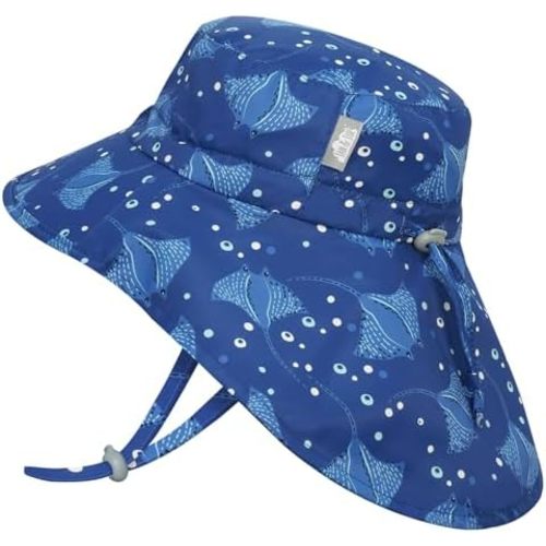JAN & JUL 50+ UPF Quick-Dry Sun-Hats for Boys, Size 6 - 24 Months