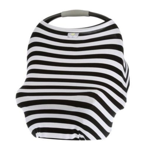 Itzy Ritzy Mom Boss 4in1 Nursing Cover - Black/white Stripe