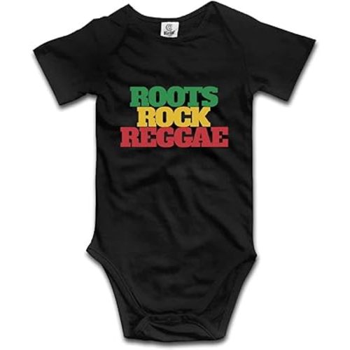 DOQOSESHY Roots Rock Reggae Rasta Infant Climbing Short Sleeve Bodysuit/Baby Long Sleeve Playsuit