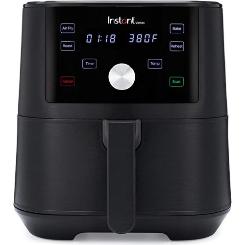 Instant Pot Vortex 6QT Large Air Fryer Oven Combo, Customizable Smart Cooking Programs, Digital Touchscreen, Nonstick and Dishwasher-Safe Basket, Includes Free App with over 1900 Recipes
