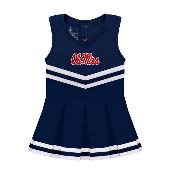 Ole Miss Rebels Cheerleader Bodysuit Dress | College Baby