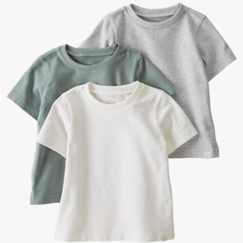 little planet by carter's Baby 3-Pack Tops Made with Organic Cotton