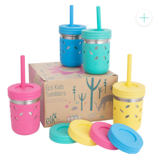 Stainless Steel 10oz Drinking Tumblers + Food Storage