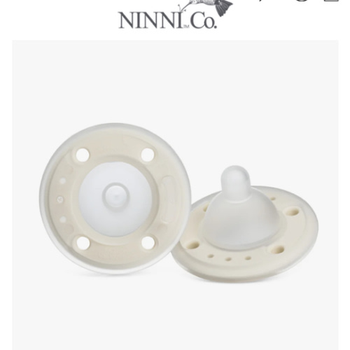 Ninni Pacifier Creme 2 Pack