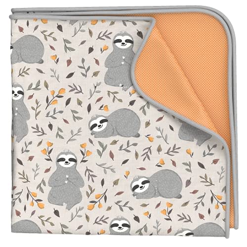 BABYBOET Splat Mat for Baby – Under High Chair Floor Mat Protects Wood, Vinyl and Carpet from Spills – Waterproof 4 Layer Baby Mat with Anti-Skid Backing Deters Bunching and Sliding (51” x 51”)