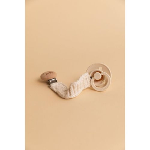 Bibs Knitted Pacifier Clip Newborn and Up