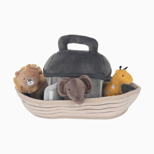 Lambs & Ivy Interactive Plush Toy with Animals - Baby Noah