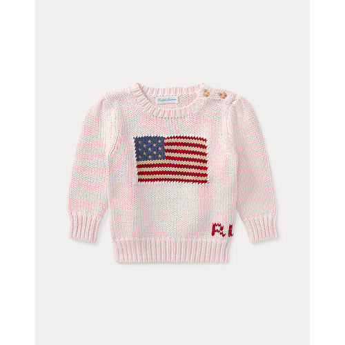 American Flag Sweater | Sweaters BABY GIRL (0-24 months) | Ralph Lauren