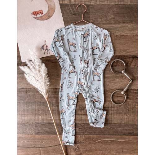Little Foal Bamboo Zipper Sleeper