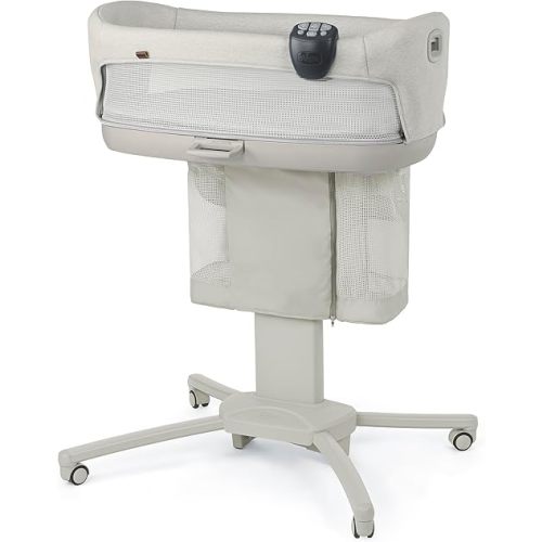 Chicco Close to You 3-in-1 Bassinet, Bedside Sleeper and Changing Table with Storage Organizer, Adjustable Height, Oat/Beige