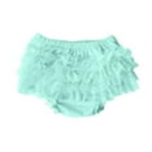 Penkiiy New Multi Colored Mesh Bow Pants For Girls Baby Chiffon Bag Fart Shorts Photo Suit Light Blue