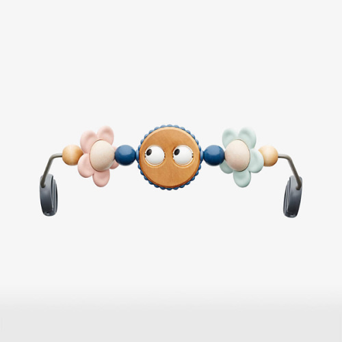 BabyBjörn Toy for Bouncer – Googly eyes, pastel