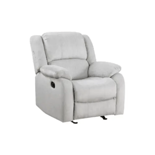 Vinnie Light Grey Nursery 35" Manual Glider Recliner | Living Spaces