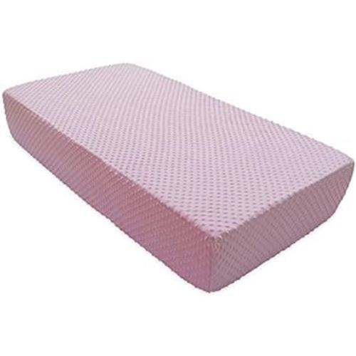 Super Soft Stretchy Fitted Crib Bed Sheet for Standard Crib and Toddler Mattress by BlueSnail (pink)