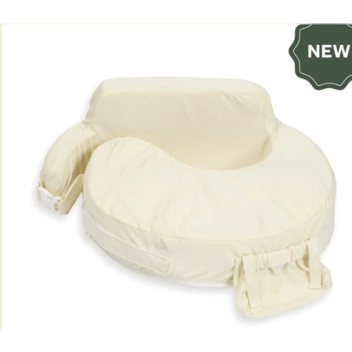 Super Deluxe Oat Nursing Pillow with 100% Organic Cotton Cover