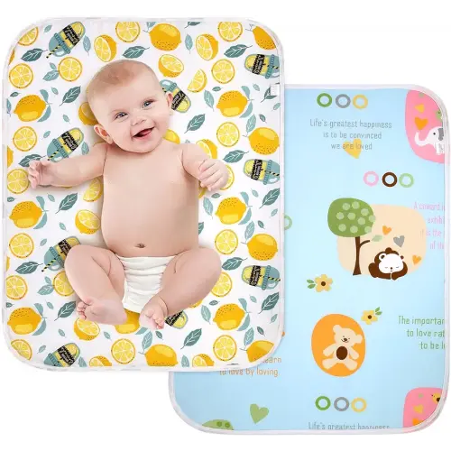 Portable diaper changing mat