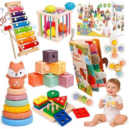 Montessori Baby Toys for Toddlers 1-3
