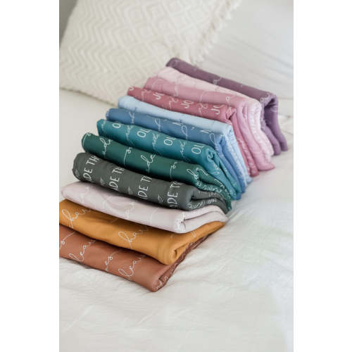 Personalized Baby Name Swaddle Blanket