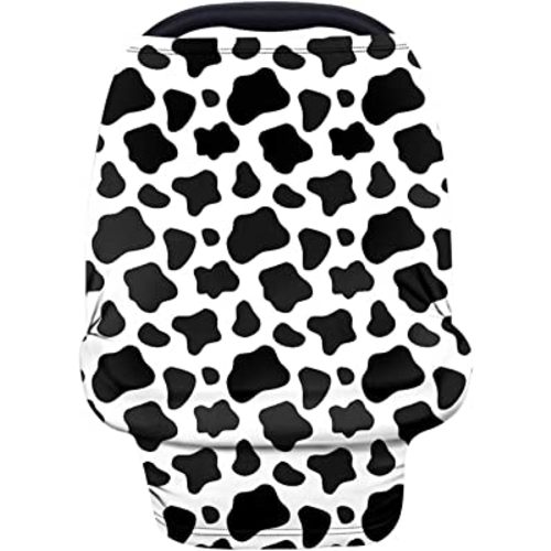 Belidome Cow Print Stretchy Car Seat Covers for Boys Girls Baby Car Seat Cover Gift for Women Mom
